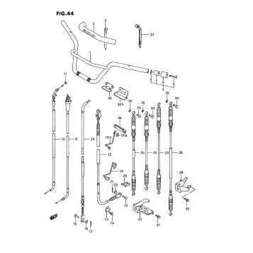 HANDLEBAR - CONTROL CABLE