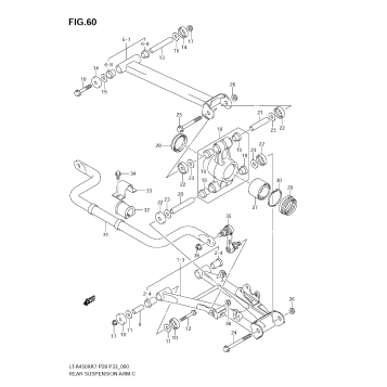 REAR SUSPENSION ARM (MODEL K7)