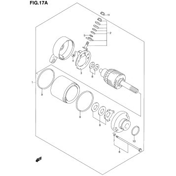 STARTING MOTOR (MODEL Y/K1)