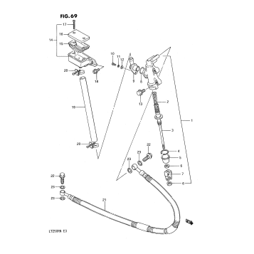 REAR MASTER CYLINDER (MODEL F)