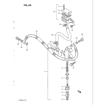 REAR MASTER CYLINDER (MODEL F)