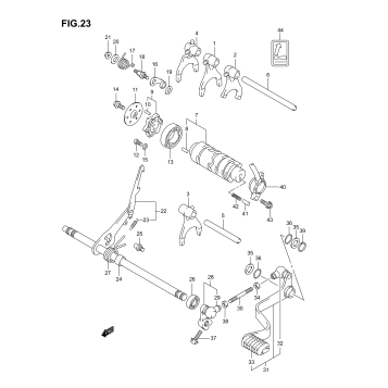 GEAR SHIFTING (1)(MODEL K3)