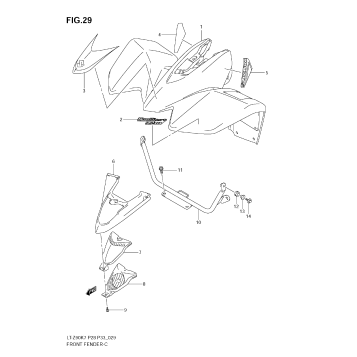 FRONT FENDER (MODEL K7)