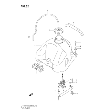 FUEL TANK (MODEL K7/K8)