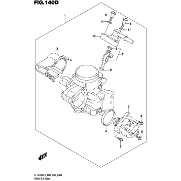 THROTTLE BODY (LT-A750XPL9 P03)