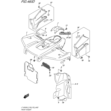 FRONT FENDER (LT-A500XZL5 P33)