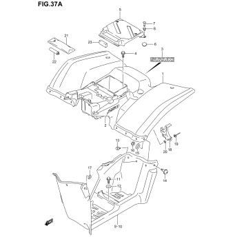REAR FENDER (MODEL K5)