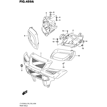 FRONT GRILLE (LT-A750XL8 P03)