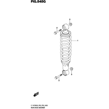 REAR SHOCK ABSORBER (LT-A750XPZL9 P03)
