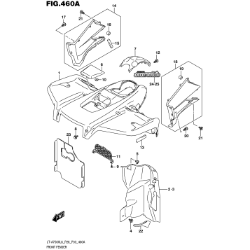 FRONT FENDER (LT-A750XL6 P28)