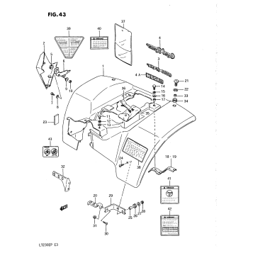 REAR FENDER (MODEL H/J/K/L)