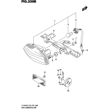 REAR COMBINATION LAMP (LT-A400FL9 P28)