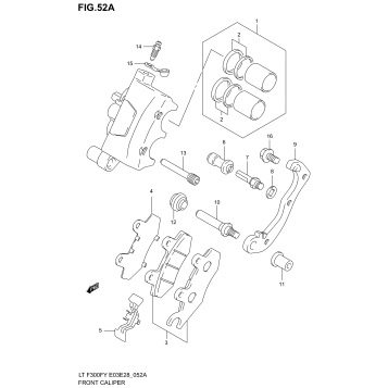 FRONT CALIPER (MODEL K2)