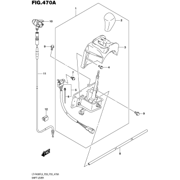 SHIFT LEVER (LT-F400FL5 P28)