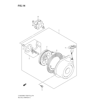 RECOIL STARTER (MODEL K7/K8/K9)