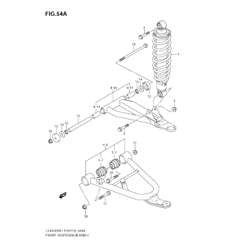 FRONT SUSPENSION ARM (MODEL K8/K9)
