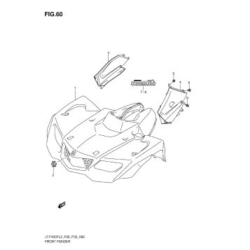 FRONT FENDER (LT-F400FZL3 P28)