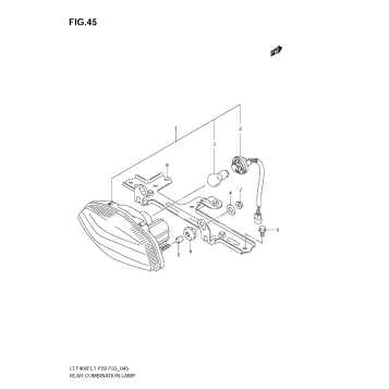 REAR COMBINATION LAMP (LT-F400FZL1 E33)