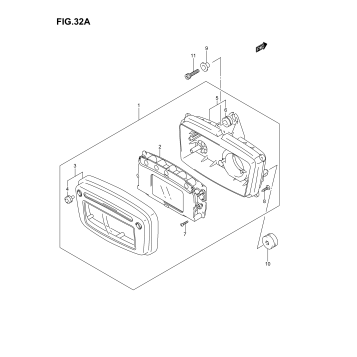 SPEEDOMETER (F.NO.5SAAP41A 67110001%)