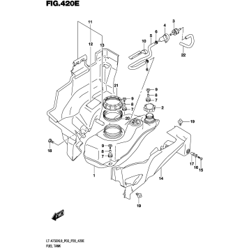 FUEL TANK (LT-A750XPL9 P28)