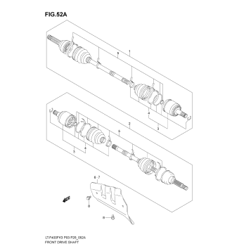FRONT DRIVE SHAFT (MODEL K5/K6/K7)