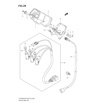 SPEEDOMETER (MODEL K8/K9)