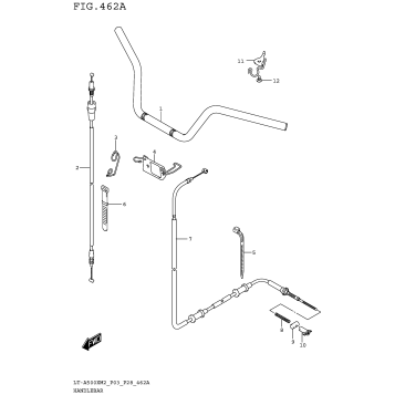 HANDLEBAR (LT-A500XM2 P03)