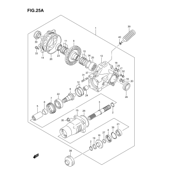 FINAL BEVEL GEAR (REAR)(MODEL K4/K5/K6/K7)