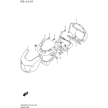 HANDLE COVER (LT-A500XPZ:P28)