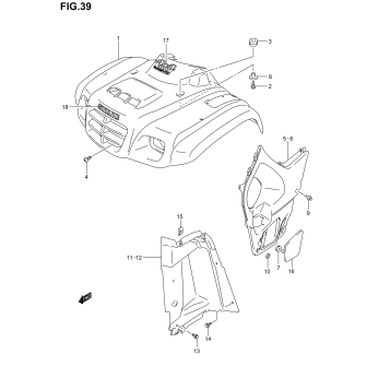 FRONT FENDER (MODEL K3)