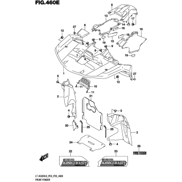 FRONT FENDER (LT-A500XPL9 P28)