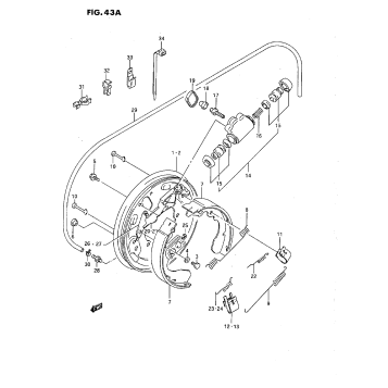 FRONT WHEEL BRAKE (R)