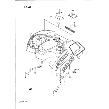 REAR FENDER (MODEL H/J/K)