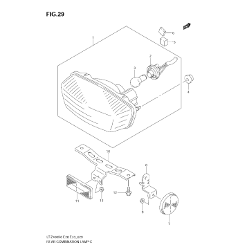 REAR COMBINATION (E28)
