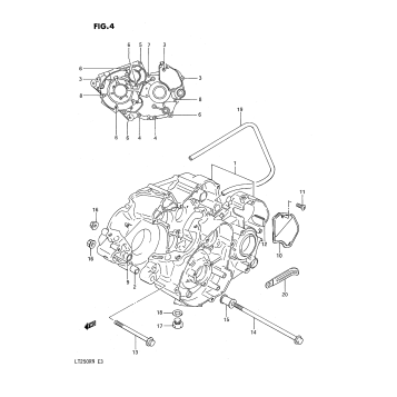 CRANKCASE (MODEL F/G)