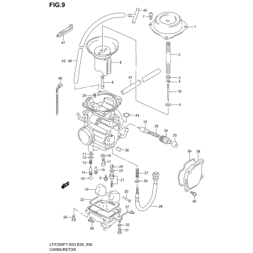 CARBURETOR (MODEL X)