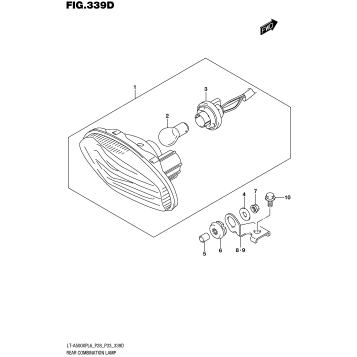 REAR COMBINATION LAMP (LT-A500XPZL6 P33)