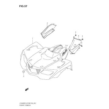 FRONT FENDER (LT-A400FZ E33)