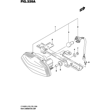 REAR COMBINATION LAMP (LT-F400FL9 P03)