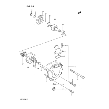 WATER PUMP (MODEL F/G)