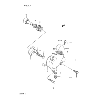 WATER PUMP (MODEL H/J/K/L/M/N)