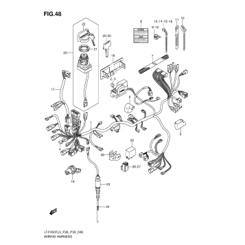WIRING HARNESS (LT-F400FZL3 P28)