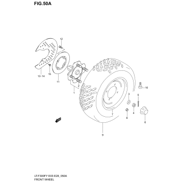 FRONT WHEEL (MODEL K2)
