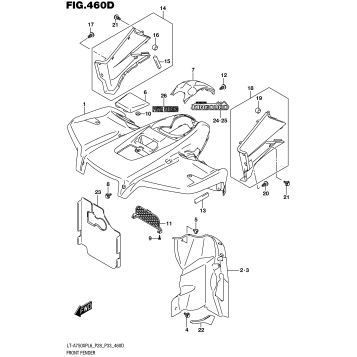 FRONT FENDER (LT-A750XPZL6 P33)