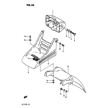 HEADLAMP HOUSING - FRONT FENDER