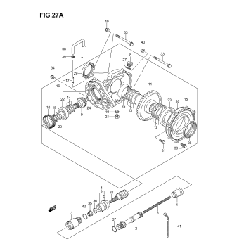 FINAL BEVEL GEAR (REAR)(MODEL K6 F.NO.5SAAP41 67110001%)