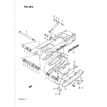 REAR SWINGING ARM (MODEL J/K/L)