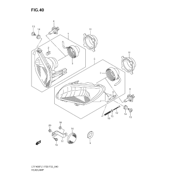 HEADLAMP (LT-F400FZL1 E28)