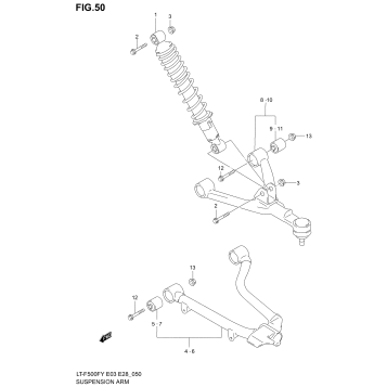 SUSPENSION ARM (MODEL W/X)