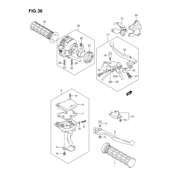 HANDLE LEVER (MODEL K5/K6)
